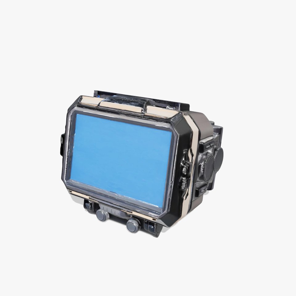 Futuristic Wrist Device Model Pack with Interactive Features